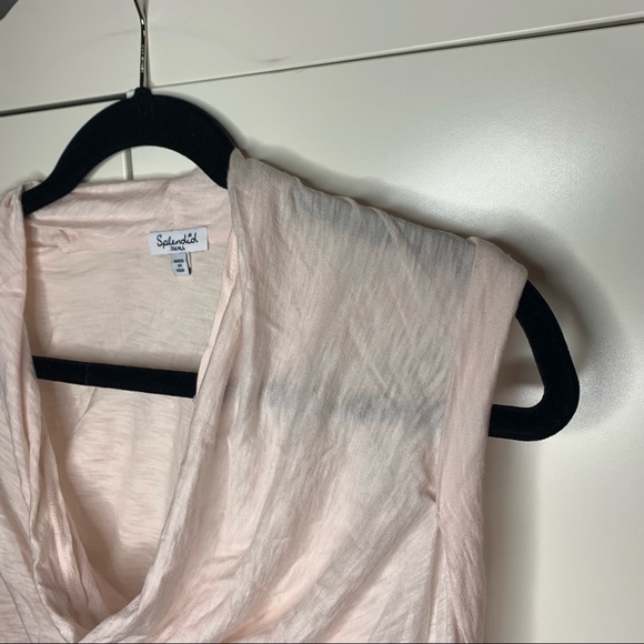 Splendid Thin Gathered Neck Tank Top - Picture 2 of 12